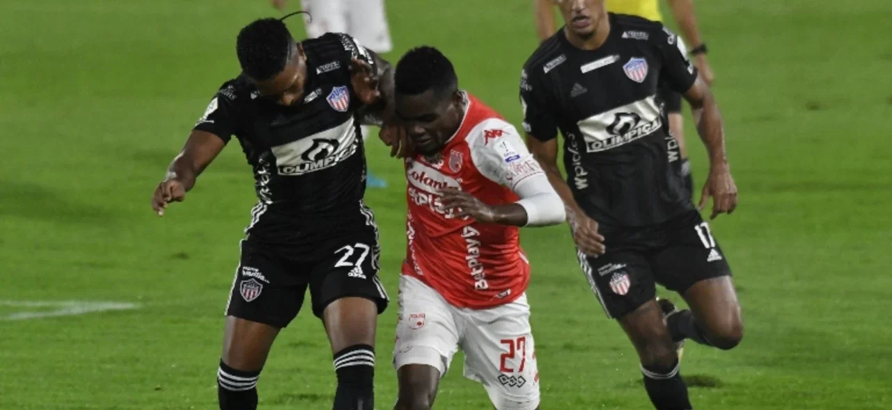 Junior venció 1-0 a Santa Fe. Foto: VizzorImage / Luis Ramirez