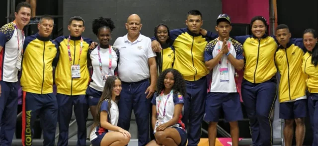 Deportistas de la delegación colombiana/ COC