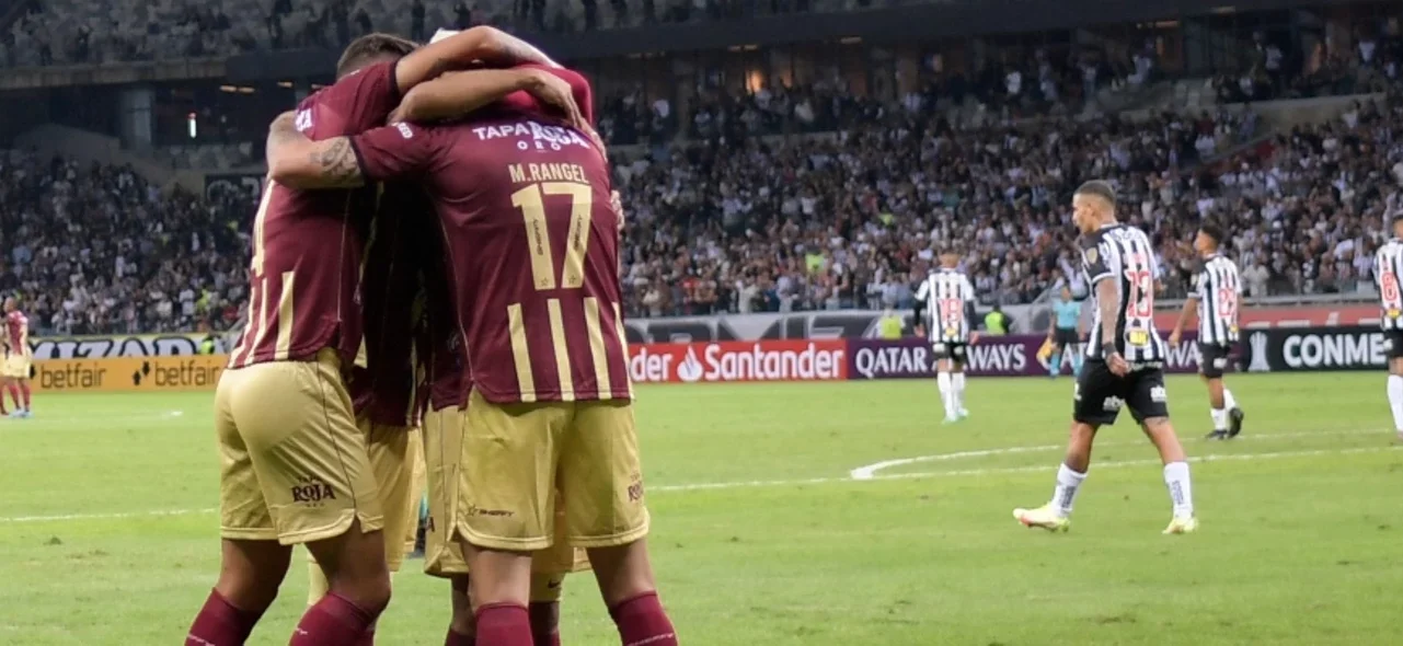 Tolima ganó en Brasil. Foto: AFP.