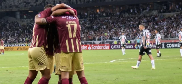 Tolima ganó en Brasil. Foto: AFP.