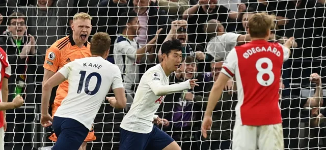 Tottenham goleó a Arsenal. Foto: AFP