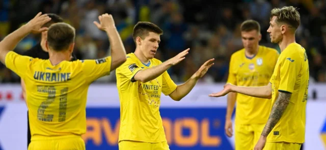 Ucrania se juega un cupo al Mundial de Catar 2022. Foto: AFP.