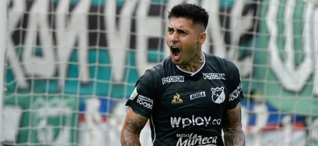 Sebastián Leyton no seguirá en Deportivo Cali. / Foto: VizzorImage - Gabriel Aponte