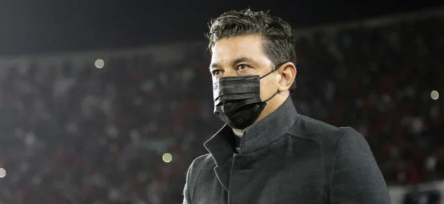 Marcelo Gallardo, entrenador de River Plate. Foto: AFP