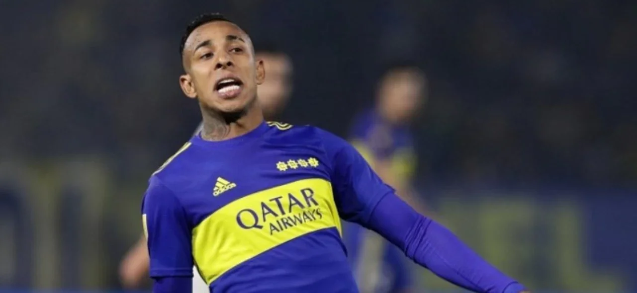 Sebastián Villa, figura de Boca/ AFP