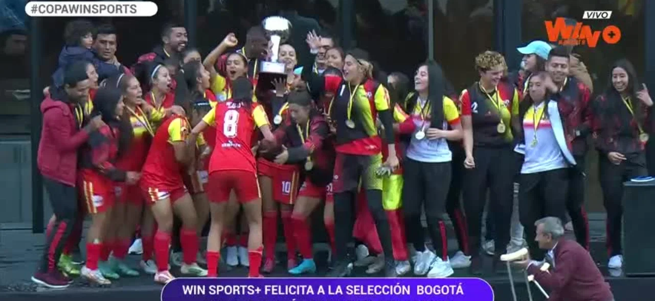 Bogotá, campeón de la Copa Win Sports Sub-20 Femenina.