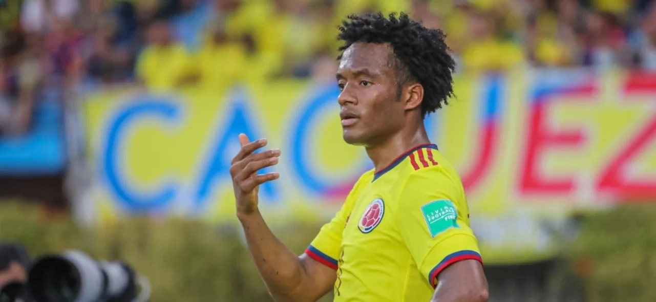 Juan Guillermo Cuadrado, jugador de la selección Colombia. / Foto: VizzorImage - Jairo Cassiani