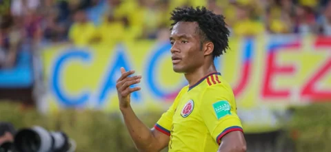 Juan Guillermo Cuadrado, jugador de la selección Colombia. / Foto: VizzorImage - Jairo Cassiani