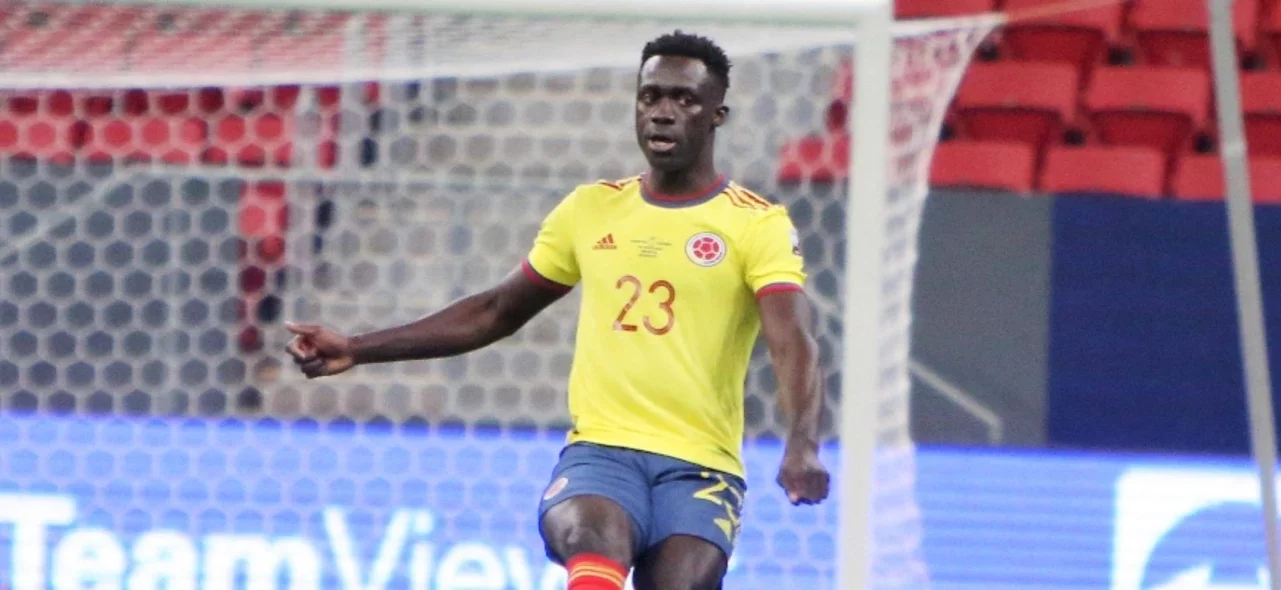 Davinson Sánchez, defensor de la selección Colombia. Foto: AFP.