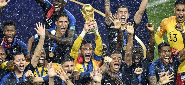 Francia campeón del mundo 2018. Foto: AFP