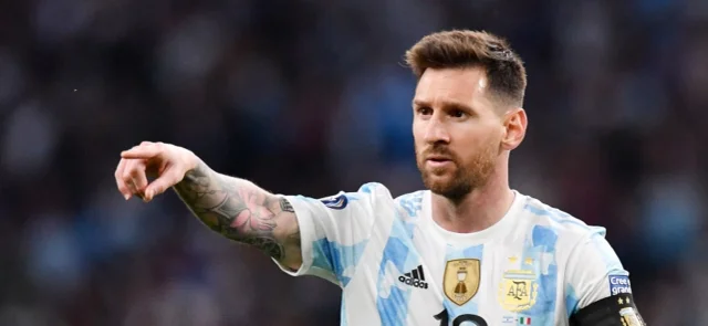 Lionel Messi, campeón de la 'Finalissima' con Argentina. Foto: AFP.