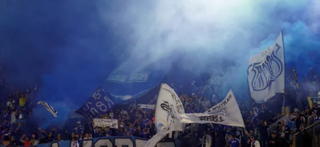 Millonarios contará con toda su hinchada ante Nacional | Foto: VizzorImage / Andres Rot