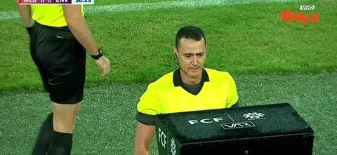 Esta fue la jugada por la que Roldán dio penal para Medellín.