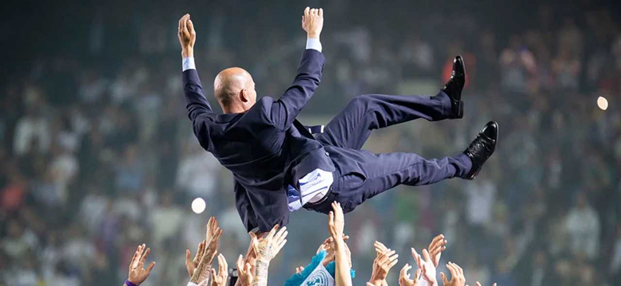 Zinedine Zidane cumple 50 años. Foto: AFP