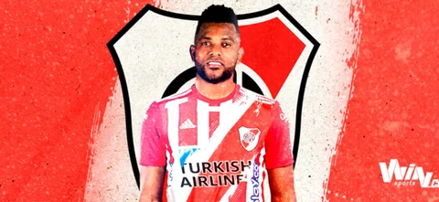 Miguel Borja, nuevo delantero de River Plate.