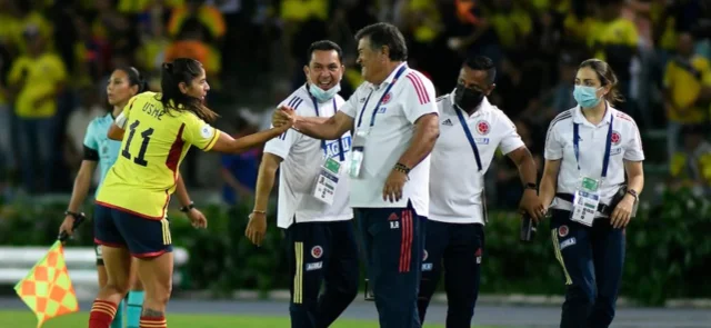 Catalina Usme volvió a anotar gol con la selección Colombia. / Foto: VizzorImage - Ricardo Vejarano