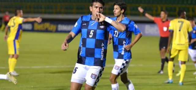 Triunfo 3-1 para el Boyacá Chicó sobre Boca Juniors de Cali - VizzorImage-Macgiver Barón