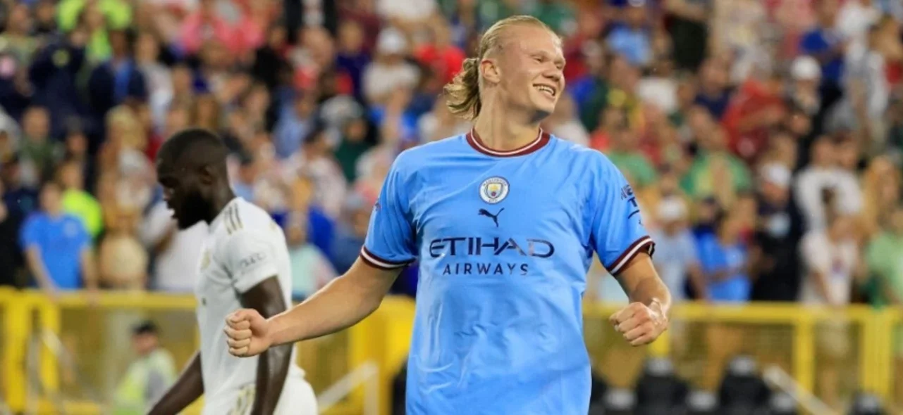Haaland anotó el gol de la victoria ante Bayern Múnich. / Foto: AFP.