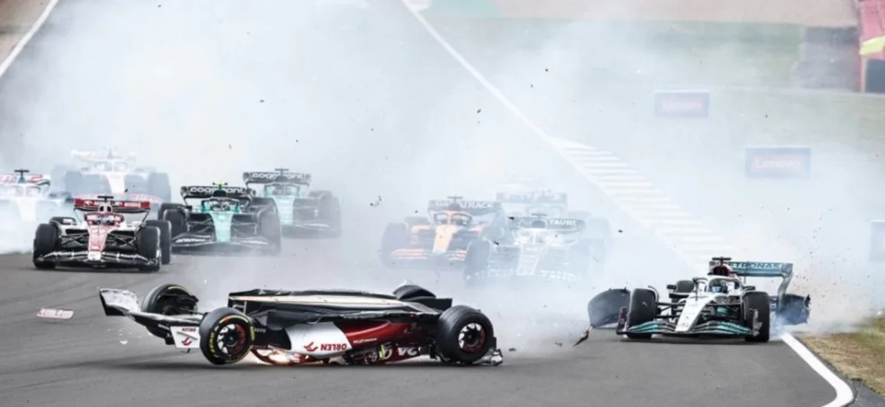 Los pilotos salieron ilesos. / Foto: AFP.