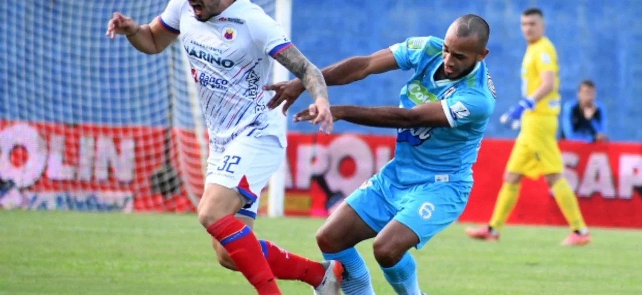 Gol de Pasto al minuto 90. / Foto: VizzorImage - Andres Lopez.