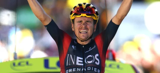 Tom Pidcock conquistó la duodécima etapa del Tour / AFP