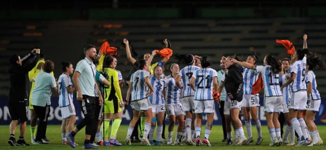 Argentina enfrentará a Colombia en la semifinal - Foto: VizzorImage/ Ricardo Vejarano