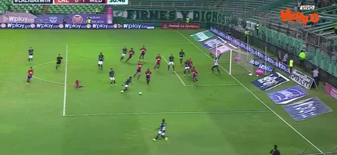 Andrés Mosquera Marmolejo protagonizó una notable atajada.