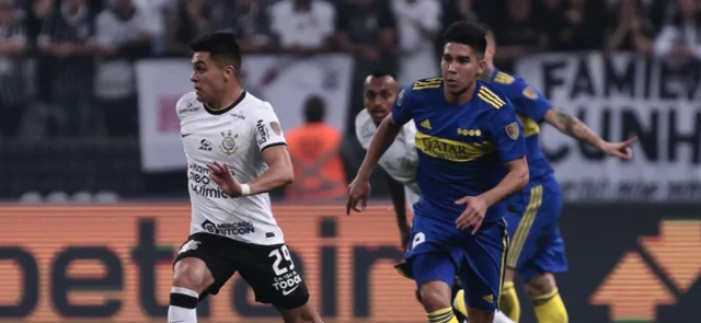Corinthians vs. Boca Junior - partido de ida - Foto: AFP