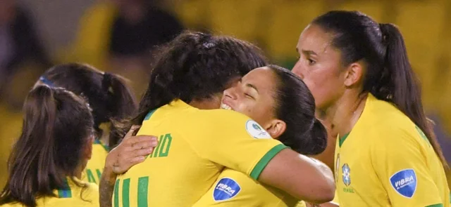 Selección de Brasil. Foto: AFP