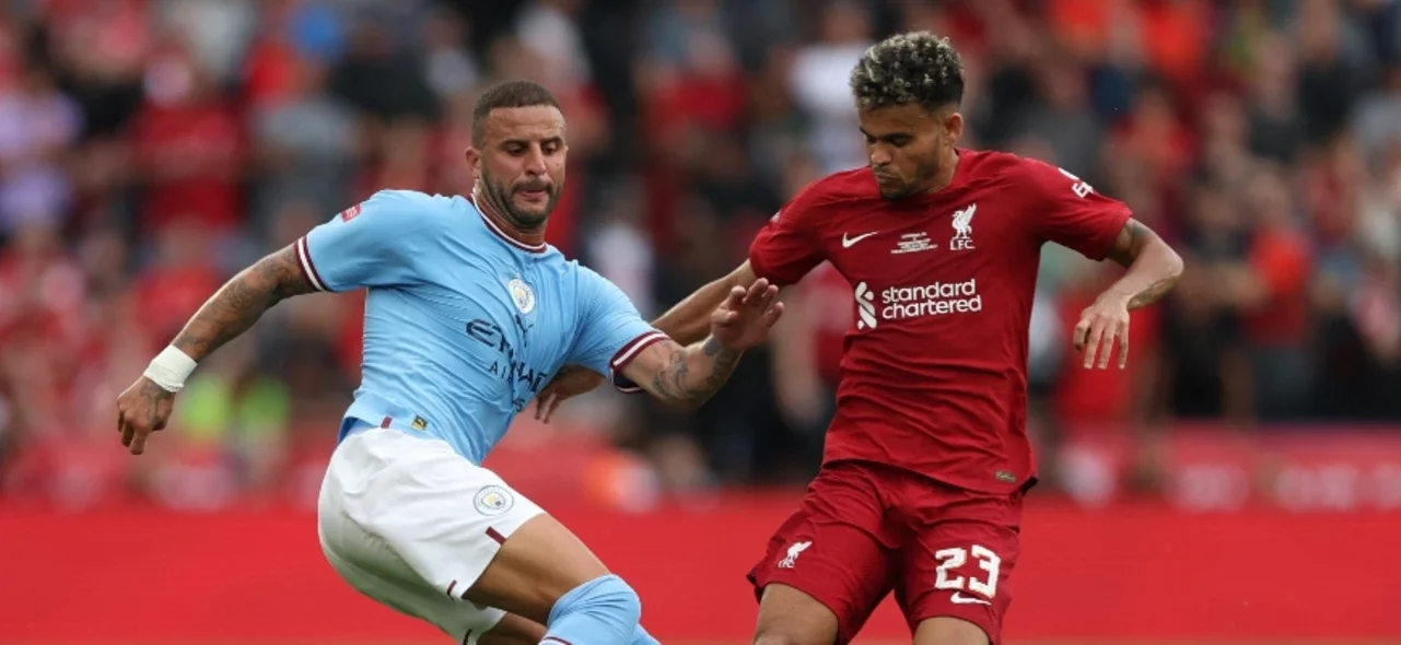 Luis Díaz es campeón con Liverpool. Foto: AFP.