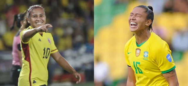 Colombia y Brasil se enfrentarán en la final de la Copa América Femenina. Foto: Vizzorimage