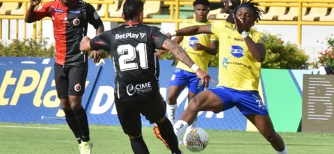 Cúcuta derrotó 1-2 a Real Cartagena. / Foto: VizzorImage - Javier García Salcedo