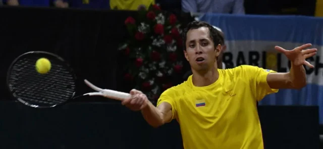 Galán cayó en tercera ronda. / Foto: VizzorImage - Luis Ramirez