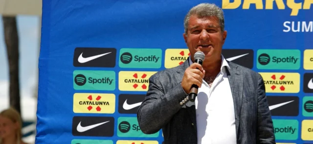 Joan Laporta. Foto: AFP.