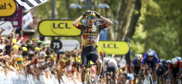 El equipo Jumbo Visma tiene sus mejores victorias en el Tour de Francia. / Foto: AFP.