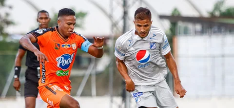Millonarios recibirá a Envigado por la Liga BetPlay. Foto: VizzorImage / Andres Alvarez