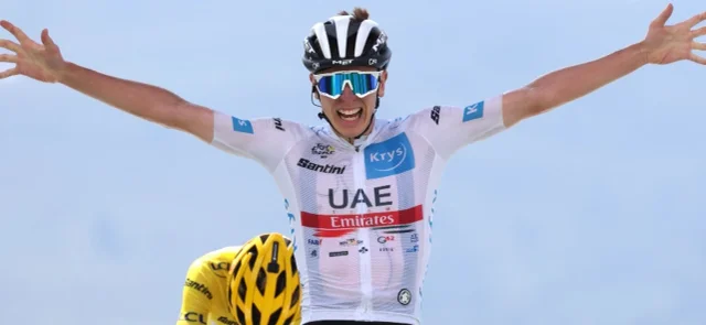 Tadej Pogacar se llevó la victoria en la etapa 17 / AFP