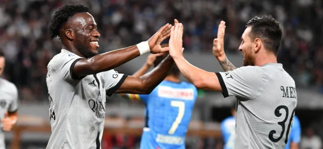 Messi abrió el marcador / AFP