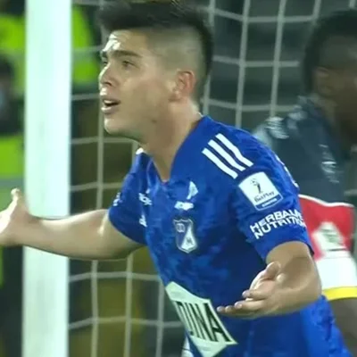 ¡Era gol de Daniel Ruiz! Así fue el remate del jugador de Millonarios