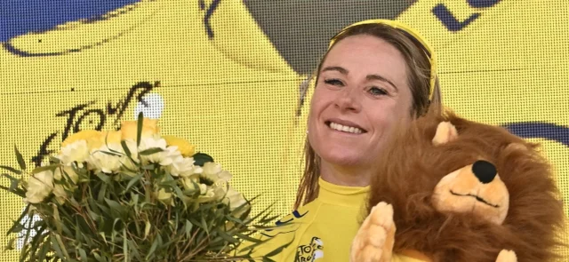 Annemiek van Vleuten, campeona del Tour de Francia Femenino. Foto: AFP