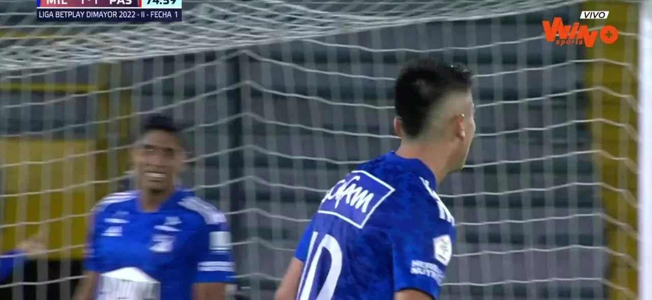 Millonarios y Pasto empatan 1-1 en Bogotá.