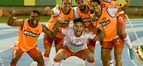 Unión Magdalena sumó su primera victoria en la liga. / Foto: VizzorImage - Jose David Martinez