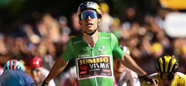 Van Aert ganó la etapa 8 del Tour de Francia / AFP