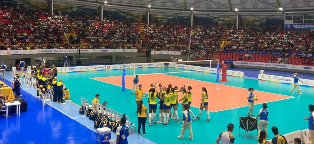 Colombia debuta contra El Salvador. / Foto: Federación Colombiana de Voleibol.