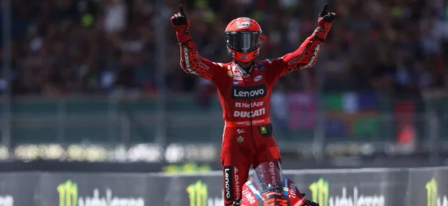 Francesco Bagnaia conquistó su segundo Gran Premio consecutivo / AFP