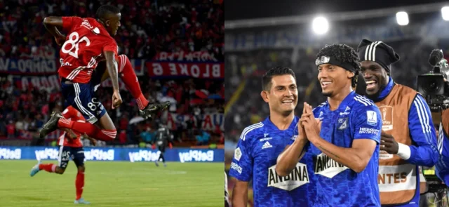 Medellín vs. Millonarios - Copa BetPlay Dimayor - Foto: VizzorImage/ Andrés Alvaréz, Luis Benavides
