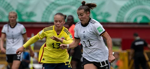 Colombia venció a Alemania. Foto: AFP
