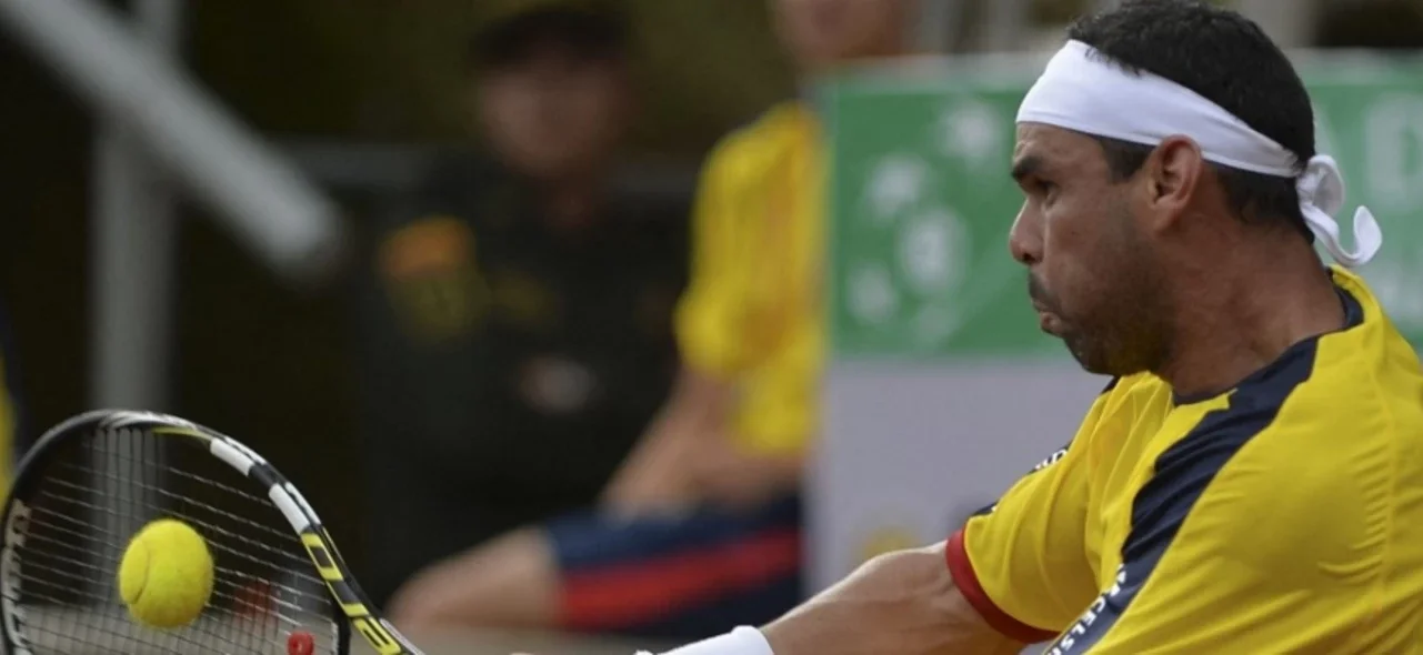 Alejandro Falla, capitán del la selección Colombia de Tenis - Foto: AFP