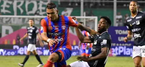 Así fueron los goles del empate 2-2 entre Cali y Unión Magdalena. / Foto: VizzorImage - Gabriel Aponte