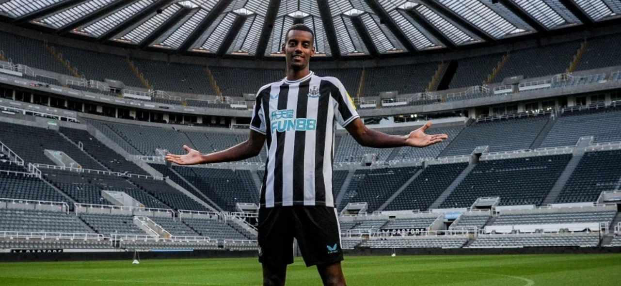 Alexander Isak. Foto: Twitter/@NUFC